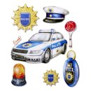 3D Sticker XXL "Polizei"