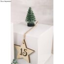 Deko-Tannenbaum beschneit, 5cm, grün, PVC-Box...