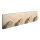 Holz Garderobe, FSCMixCredit, 42x12x4,5cm, 9-tlg., Box 1Set, natur