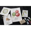 Stempel Frohes Fest, 4x6cm