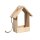 BP Vogelfutterhaus FSC Mix Credit, 19,5x9,8x25cm, Box 1Set, natur