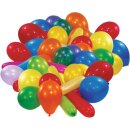 Latex Luftballons Standard, 50 Stück sortiert