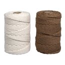 Makramee Garn Set, 2,2mm ø, 2x ca. 200g, 2 Spulen...