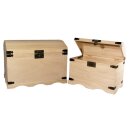 Holz-Truhen-Set, 2 Größen, 37x21x26 cm +...