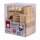 Holz Bastelbox Basic, FSC 100%, 450 Teile, sortiert, PVC Box, natur