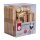 Holz Bastelbox Basic, FSC 100%, 450 Teile, sortiert, PVC Box, natur