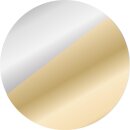 Alufolie/Doppelfolie, gold/silber, 10 m Rolle
