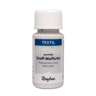 Textil Stoffmalfarbe Glitter, Flasche 50ml, irisierend