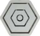 Silikongießform Kerzenständer Hexagon