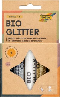 BIO Glitter Mix Stardust M, 5 Tuben