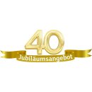 Jubiläumsangebot: 100 Rollen Krepppapier / Feinkrepp...