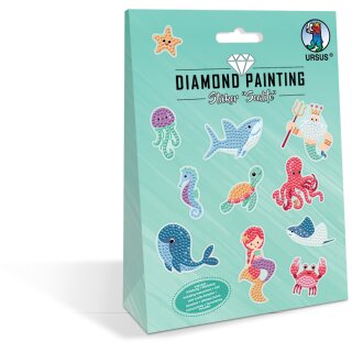 Bastelset Diamond Painting Stickers Sealife