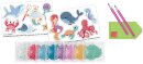 Bastelset Diamond Painting Stickers Sealife