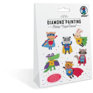 Bastelset Diamond Painting Stickers Super heroes