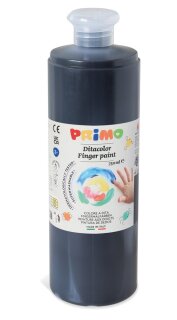 Fingermalfarbe Primo, 750 ml schwarz