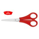 Westcott® Kinderschere rot, spitze Spitze, 12 Stück