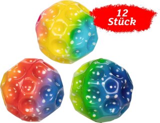 Regenbogenball D: 6,5 cm, 12 Stück