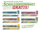 Schultüte Bastelset Regenbogen Blumen vorgestanzt von Prell, inkl. Schulstarterpaket GRATIS