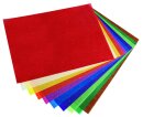 Transparentpapier Bastelheft 10 Blatt sort. in 10 Farben...